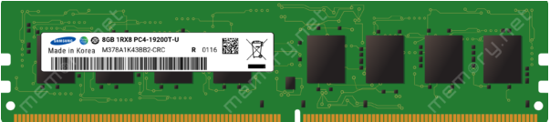  Samsung 8GB PC4-19200 DDR4-2400MHz non-ECC Unbuffered CL17 288-Pin DIMM 1.2V