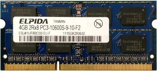 [ebj41uf8bcs0-dj-f]  Elpida 4GB PC3-10600 DDR3-1333MHz non-ECC Unbuffered CL9