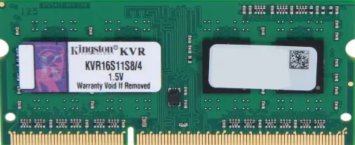 [KTH-X3CS/4G] Kingston 4GB PC3-12800 DDR3-1600MHz non-ECC Unbuffered CL11 204-Pin SoDimm 